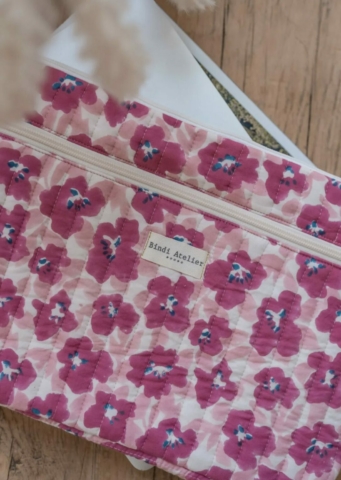 Pochette d'ordinateur - Posy Dahlia